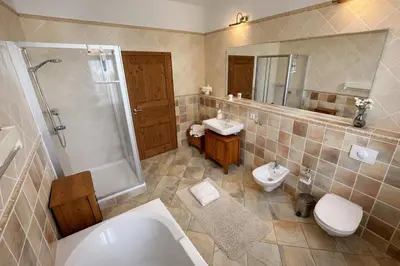Ein Badezimmer in der Unterkunft Ostseebad 22