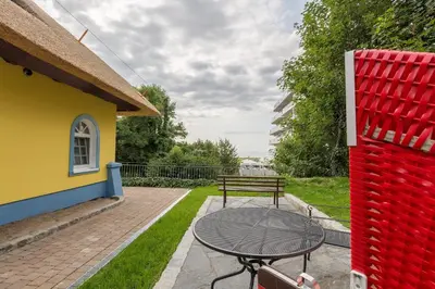 Das Gebäude in dem sich die Pension befindet