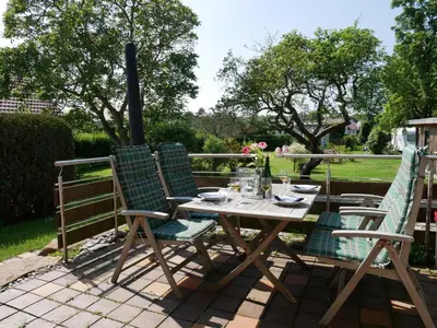 Ein Garten an der Unterkunft Sonnendeck