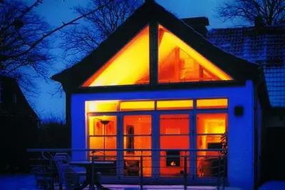 Das Gebäude in dem sich die Ferienwohnung befindet