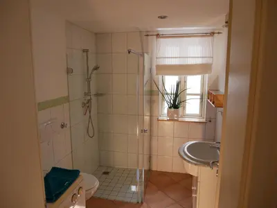 Ein Badezimmer in der Unterkunft Sonnendeck