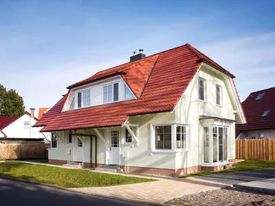 Das Gebäude in dem sich das Ferienhaus befindet