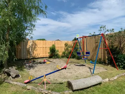 Ein Kinderspielbereich in der Unterkunft Dünengras