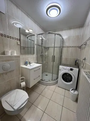 Ein Badezimmer in der Unterkunft Morgensonne