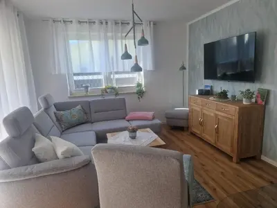 TV/Unterhaltungsangebot in der Unterkunft Rosenhaus Nähe Bodden und Ostsee an den Kranichfeldern