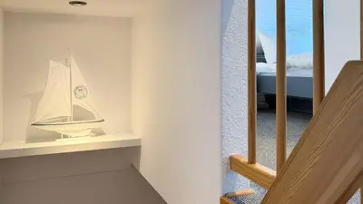 Ein Bett oder Betten in einem Zimmer der Unterkunft Haus Sonnenschein