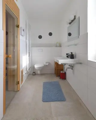 Ein Badezimmer in der Unterkunft Seelilie