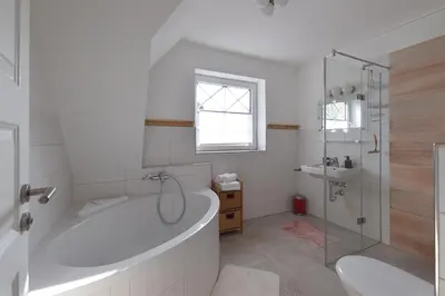 Ein Badezimmer in der Unterkunft Seelilie