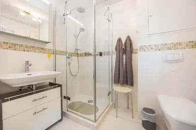 Ein Badezimmer in der Unterkunft Störtebekerstrasse 10b Wohnung 3
