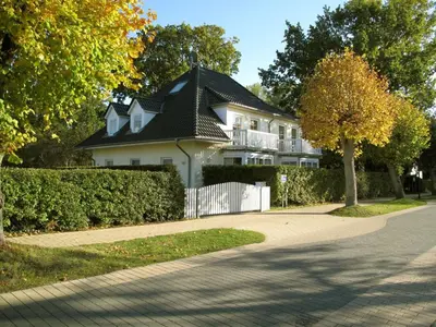 Das Gebäude in dem sich die Ferienwohnung befindet
