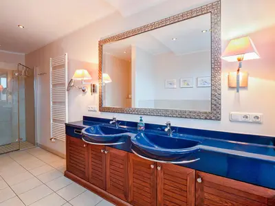 Ein Badezimmer in der Unterkunft Bine Ferienhaus