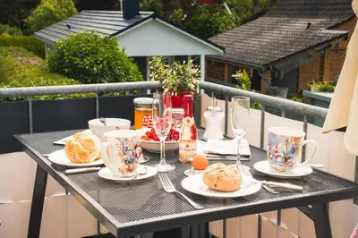 Essen in der Ferienwohnung oder in der Nähe