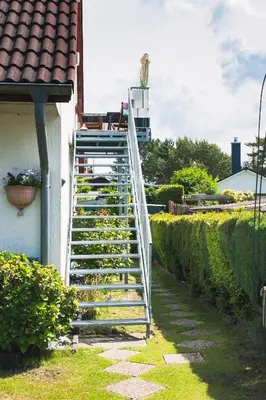 Ein Garten an der Unterkunft Lütt Matten