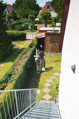 Ein Garten an der Unterkunft Lütt Matten