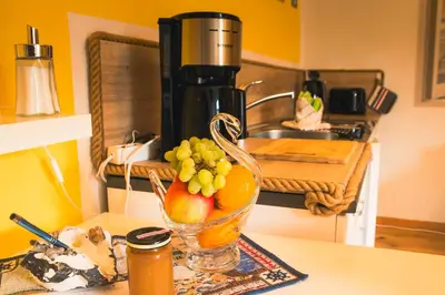 Essen in der Ferienwohnung oder in der Nähe