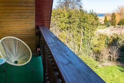 Grundriss der Unterkunft Ferienhaus Mandelhaus 2 mit Boddenblick - Natur & Entspannung in Saal