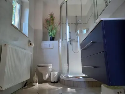 Ein Badezimmer in der Unterkunft Börlingstrasse 15a