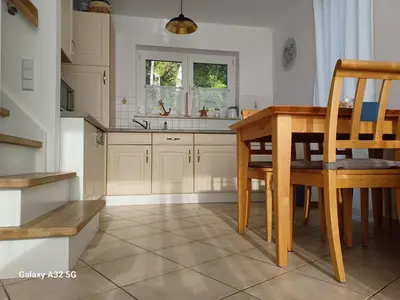 Küche/Küchenzeile in der Unterkunft Börlingstrasse 15a