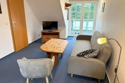 TV/Unterhaltungsangebot in der Unterkunft Zimmer 4