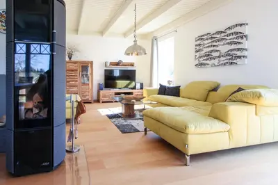 TV/Unterhaltungsangebot in der Unterkunft Ferienhaus Ginger am Bodden eingezäunt & hundefreundlich