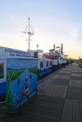 Grundriss der Unterkunft UNSERE PERLE AM HAFEN mit BALKON und KLEINER TERRASSE