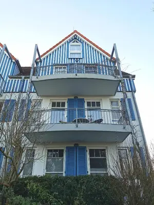 Das Gebäude in dem sich die Ferienwohnung befindet