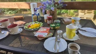 Essen in der Ferienwohnung oder in der Nähe