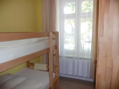 Ein Bett oder Betten in einem Zimmer der Unterkunft Ostseeperle 31
