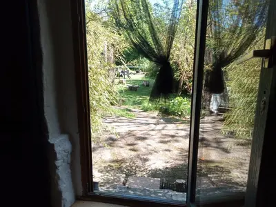 Ein Garten an der Unterkunft Schwalbennest am Lehmberg