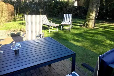 Ein Garten an der Unterkunft Morgensünn