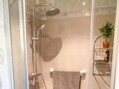 Ein Badezimmer in der Unterkunft Ferienwohnung Wohlfühl-Anker