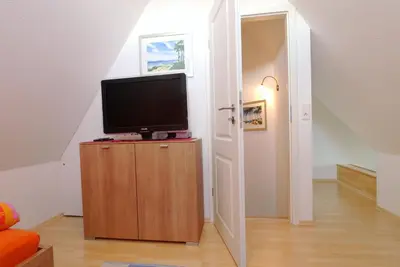 TV/Unterhaltungsangebot in der Unterkunft Mine Heimat Weg 11 Haus Seewolf