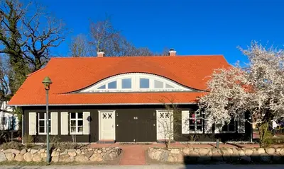 Das Gebäude in dem sich die Ferienwohnung befindet