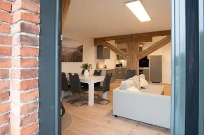 TV/Unterhaltungsangebot in der Unterkunft Exklusive Ferienwohnung Sonnensicht in Barth