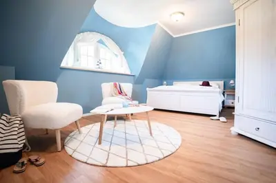 Ein Bett oder Betten in einem Zimmer der Unterkunft Holiday Home in Fuhlendorf