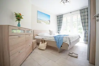 Ein Bett oder Betten in einem Zimmer der Unterkunft Holiday Home in Fuhlendorf