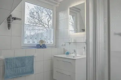 Ein Badezimmer in der Unterkunft Ferienwohnung Ostsee