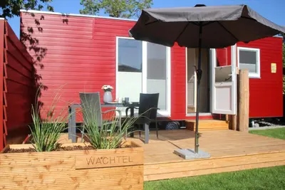 Das Gebäude in dem sich die Ferienwohnung befindet