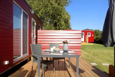 Grundriss der Unterkunft Ostsee Tiny Haus Spatz