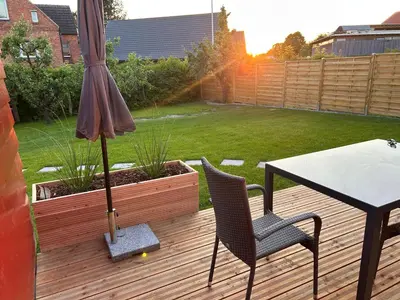 Ein Garten an der Unterkunft Ostsee Tiny Haus Meise