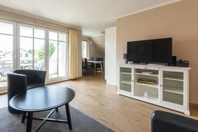 TV/Unterhaltungsangebot in der Unterkunft HMuschelsucher, Birkenstraße 7a, App 6
