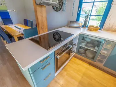Küche/Küchenzeile in der Unterkunft Ferienhaus Tüdelnest