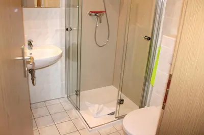 Ein Badezimmer in der Unterkunft Zwischen Meer und Bodden Zwischen Meer udn Bodden App 06