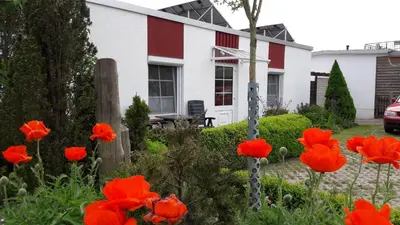Ein Garten an der Unterkunft Zwischen Meer und Bodden App 05