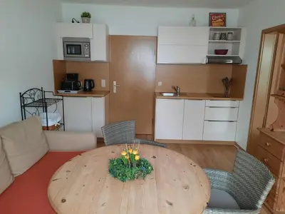 Küche/Küchenzeile in der Unterkunft Zwischen Meer und Bodden App 04