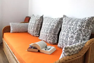 Ein Bett oder Betten in einem Zimmer der Unterkunft Zwischen Meer und Bodden App 04