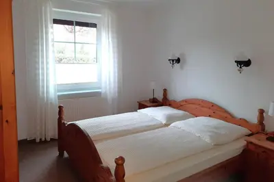 Ein Bett oder Betten in einem Zimmer der Unterkunft Zwischen Meer und Bodden App 02