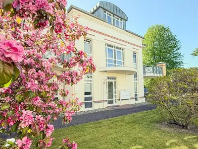 Ein Garten an der Unterkunft Lütte Auszeit