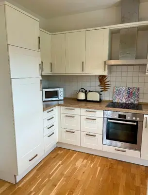 Küche/Küchenzeile in der Unterkunft Haus Lykkelig