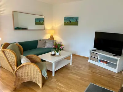 TV/Unterhaltungsangebot in der Unterkunft Haus Lykkelig